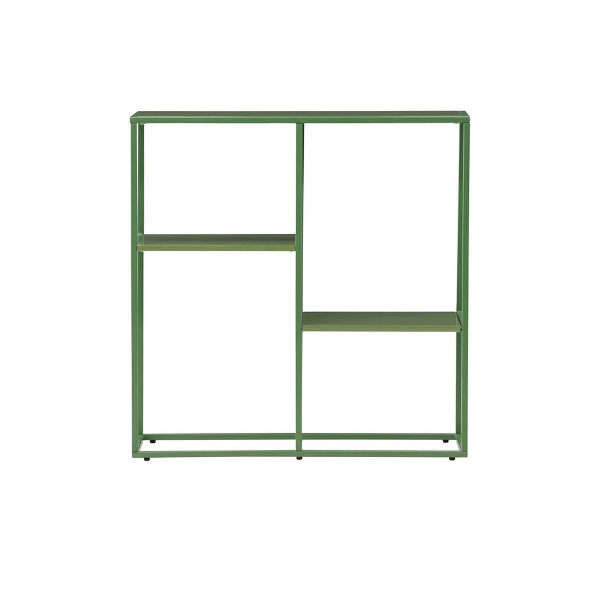 Voir la diapositive 2 : Paris Prix Étagère 3 niveaux en métal  staal  80cm vert