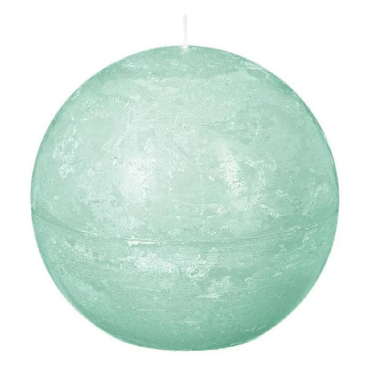 COMPTOIR DE LA BOUGIE Bougie Boule  Rustic  10cm Vert Menthe