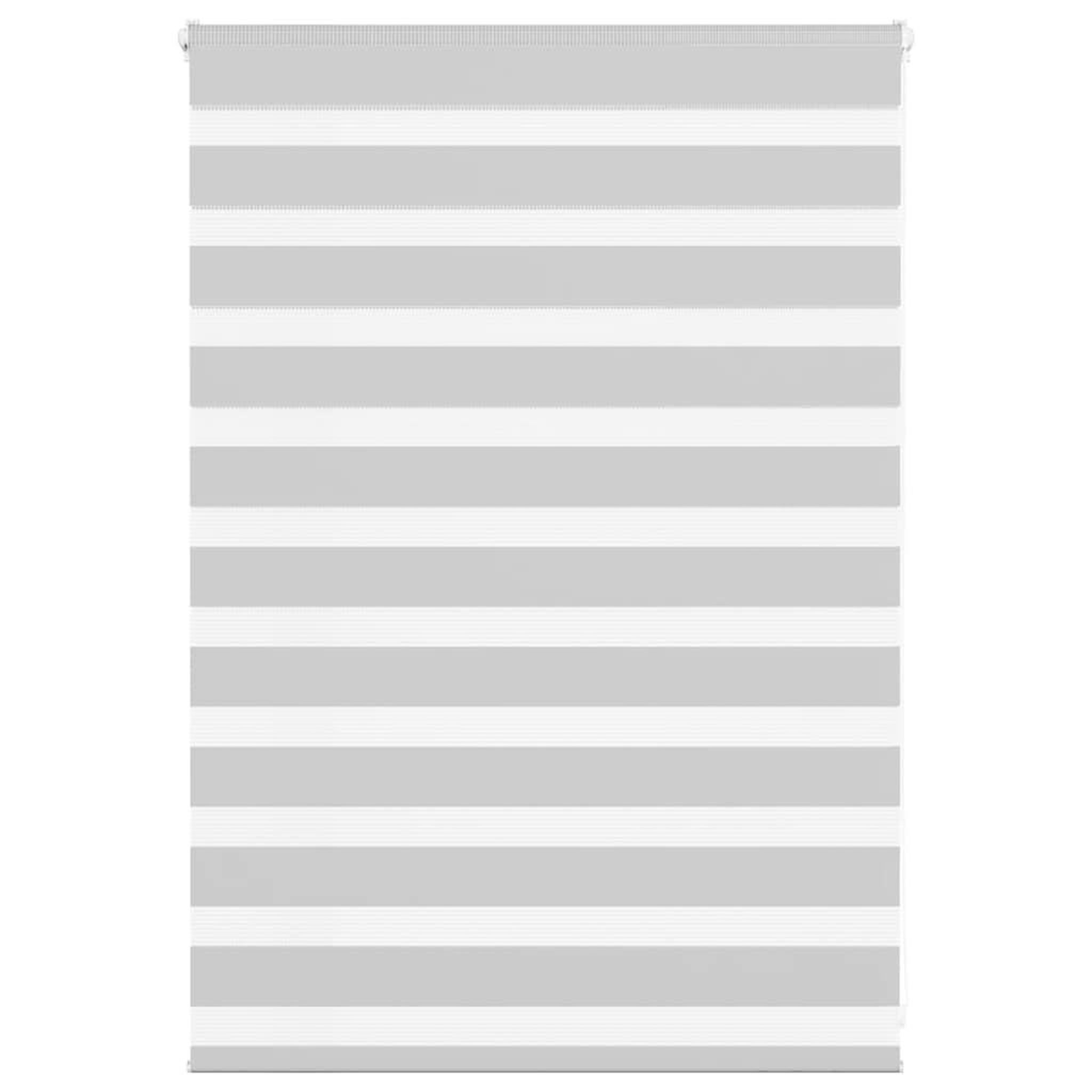 VIDAXL Store zebre gris clair largeur du tissu 105,9 cm polyester