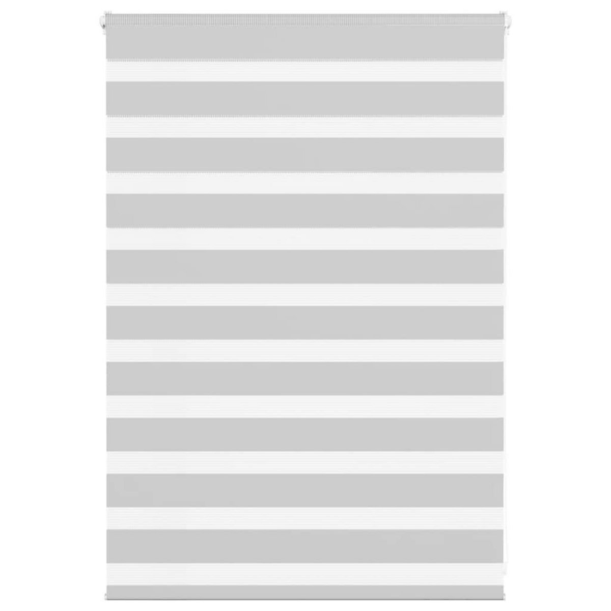 VIDAXL Store zebre gris clair largeur du tissu 105,9 cm polyester