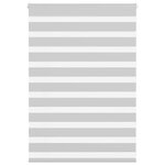 VIDAXL Store zebre gris clair largeur du tissu 105,9 cm polyester