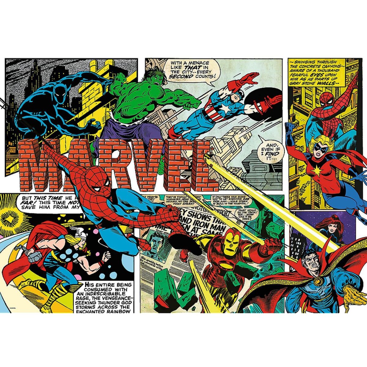 Trefl Puzzle 1000 pièces : Disney 100 : Les Avengers Invaincus pas