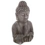  Statuette de Bouddha  Effet Bois  49cm Gris
