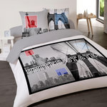 Dourev Housse de couette 240x220 LIBERTY + 2 taies 100% coton