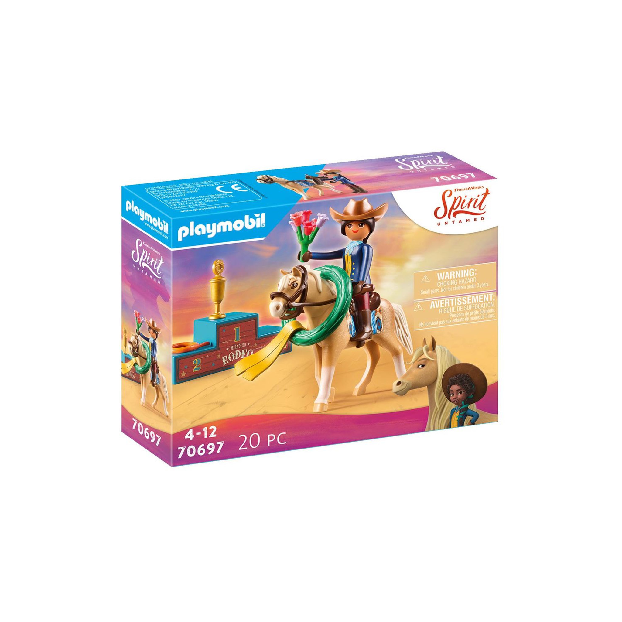 Voir la diapositive 1 : PLAYMOBIL 70697 Spirit UNTAMED - Rodéo Apo
