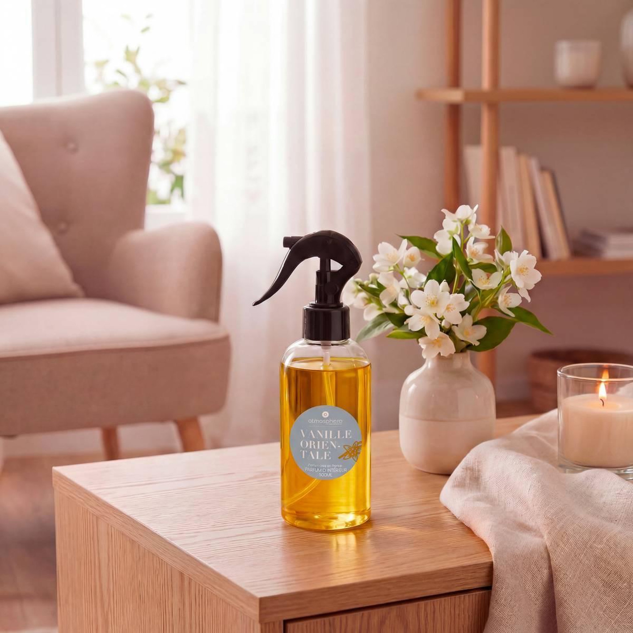 Voir la diapositive 3 : ATMOSPHERA Spray d'Ambiance  Izor  500ml Vanille Orientale