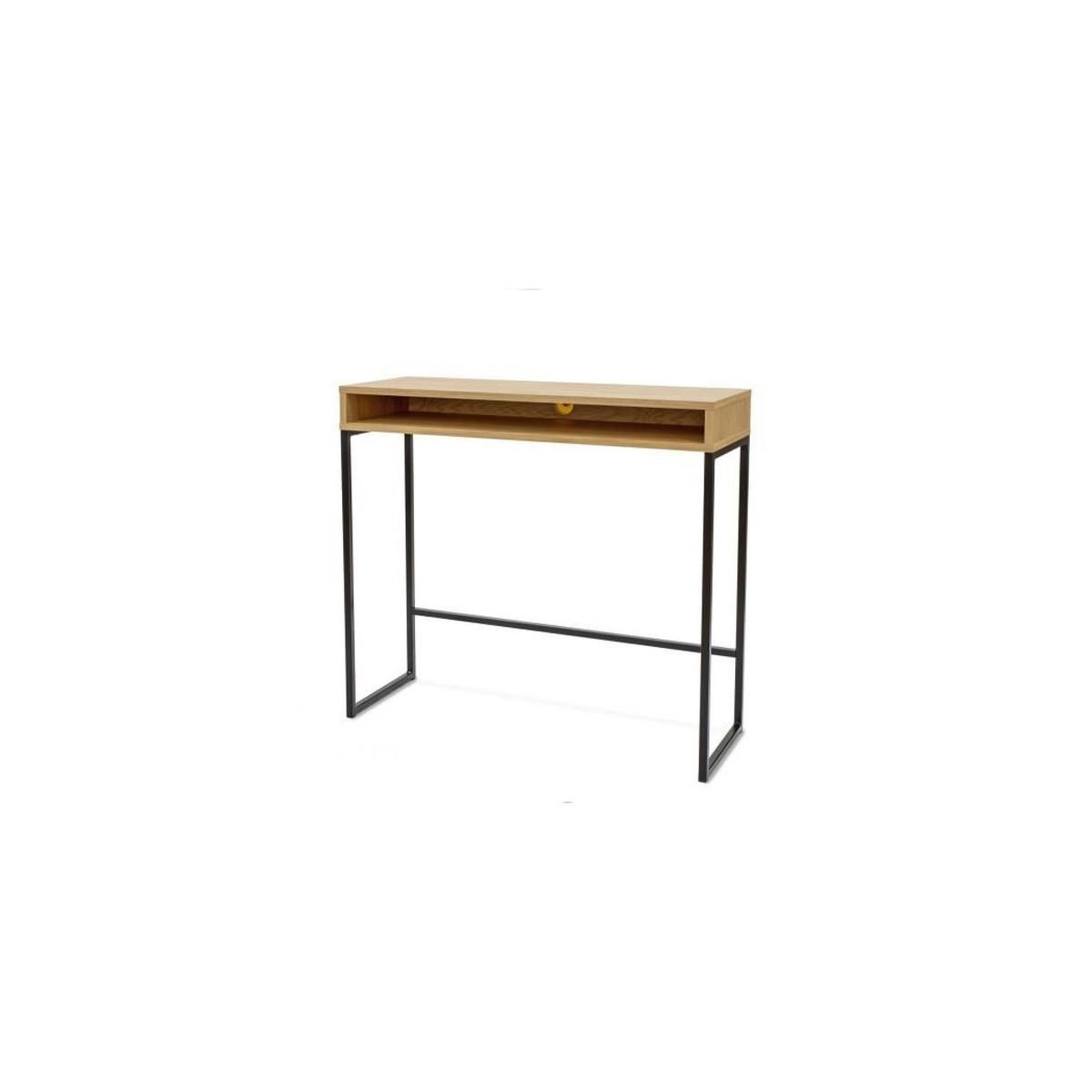 Voir la diapositive 2 : Paris Prix Bureau design  frame  100cm chêne & noir