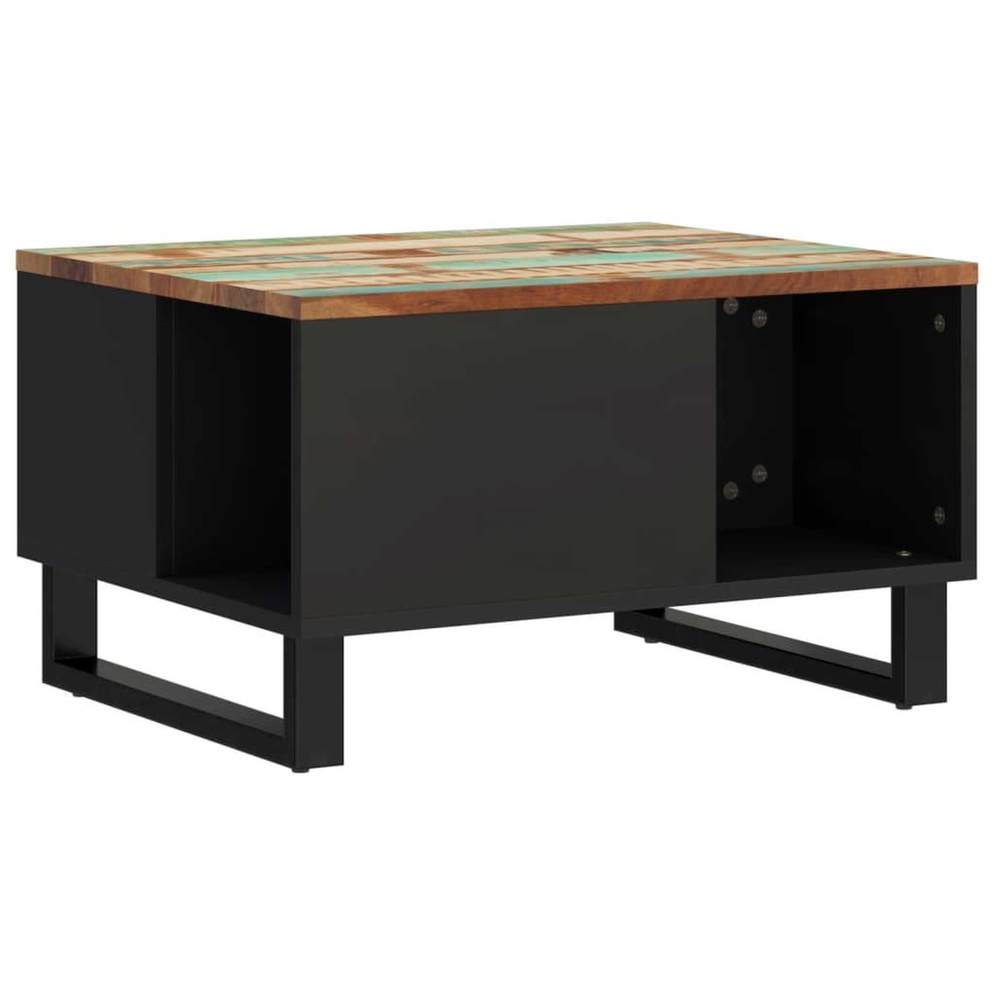 Voir la diapositive 2 : VIDAXL Table basse 60x50x35 cm bois de recuperation massif