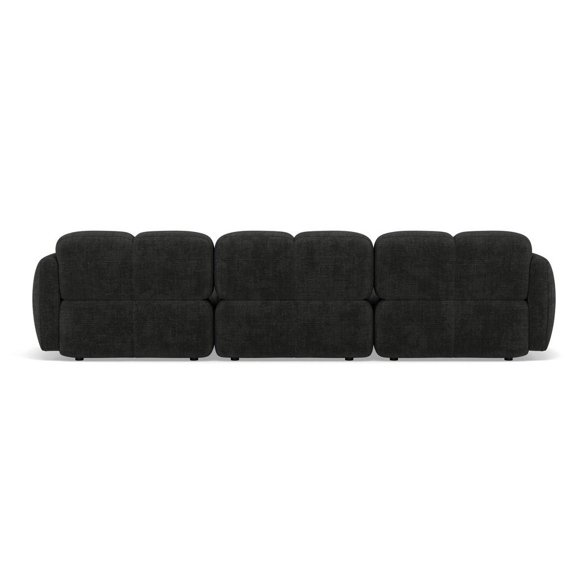 LISA DESIGN Grace - canapé modulable 3 places en velours texturé