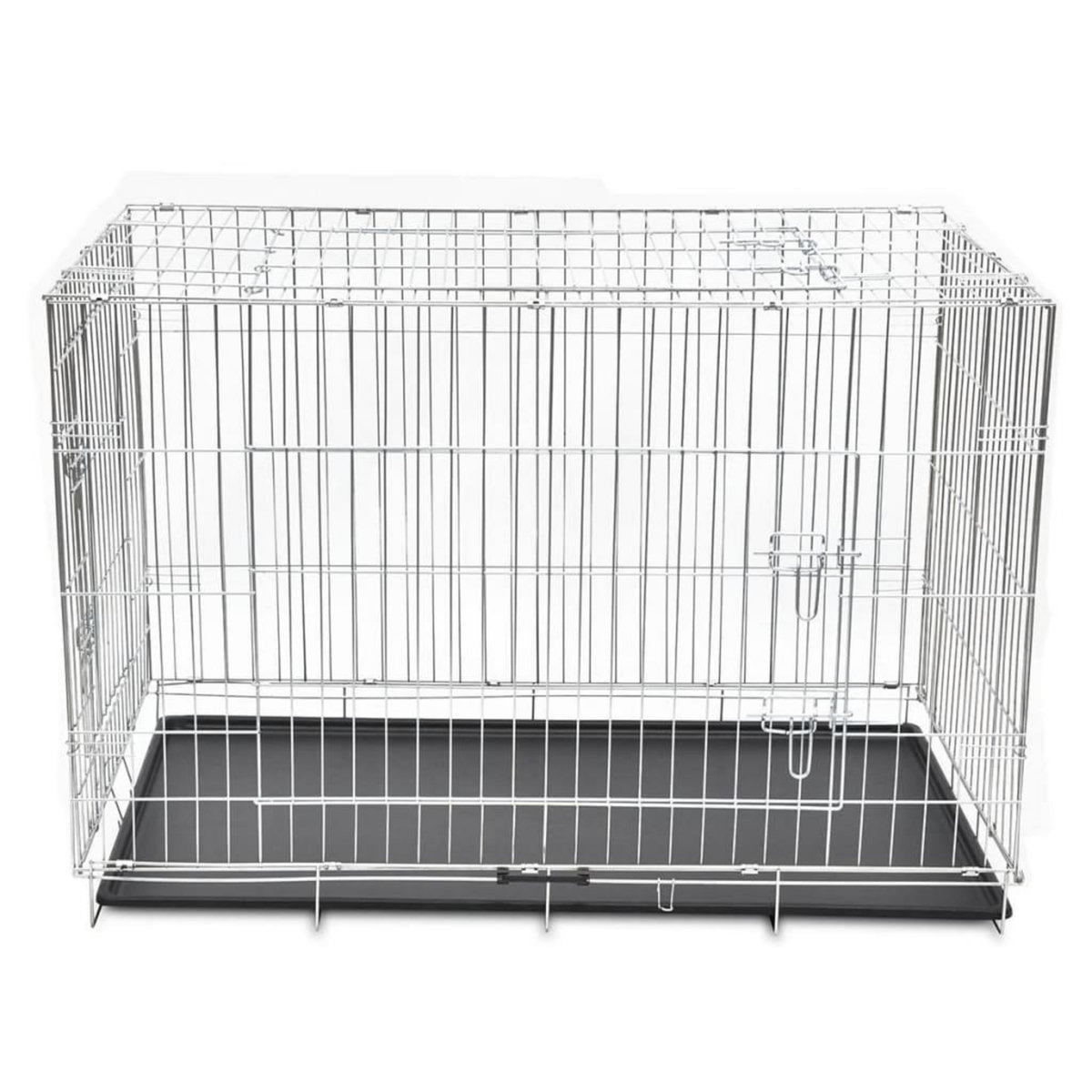 VIDAXL Cage metallique et pliable pour chiens XXL