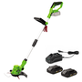 Voir la diapositive 1 : VITO Garden Coupe Bordure sans fil 20V + 2 Batteries 2AH + Chargeur + Jeu de 20 lames coupantes VITO