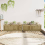 Voir la diapositive 3 : VIDAXL Jardinieres 2 pcs bois de pin impregne