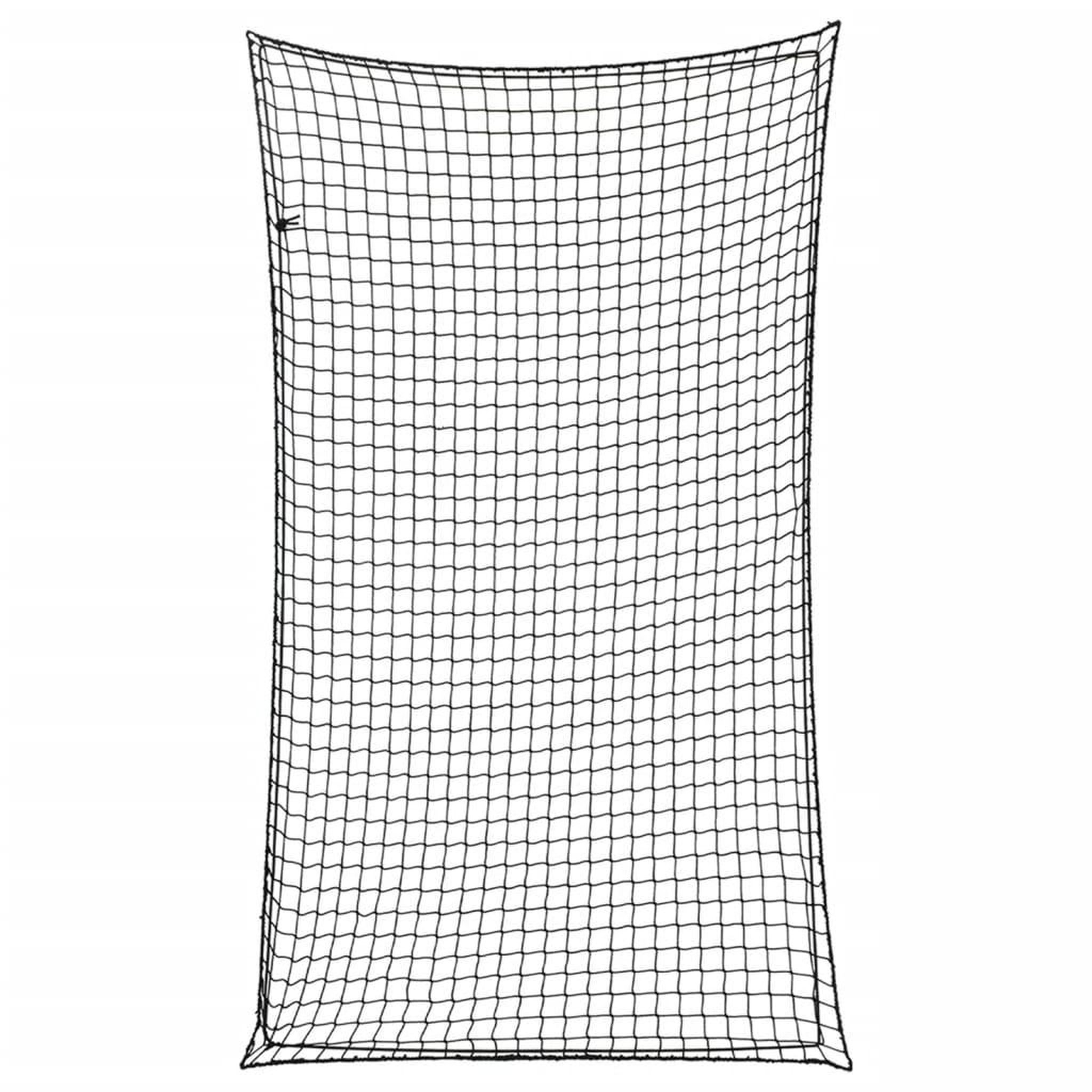 VIDAXL Filet pour remorque avec corde elastique noir 6x3,5 m PP
