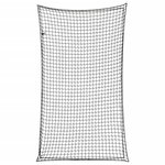 VIDAXL Filet pour remorque avec corde elastique noir 6x3,5 m PP