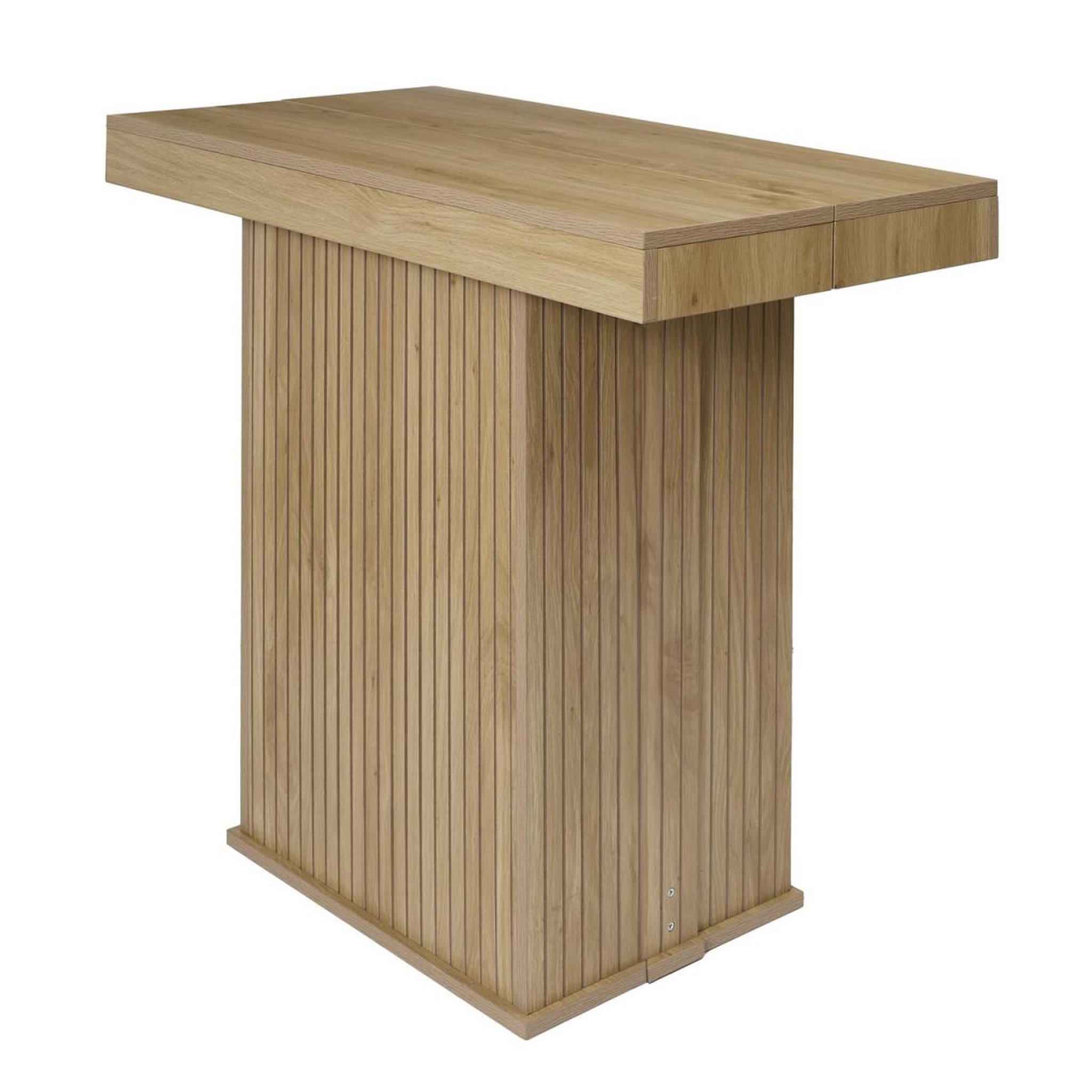 Voir la diapositive 2 : The Home Deco Factory Console table extensible  klaus  47-235cm marron