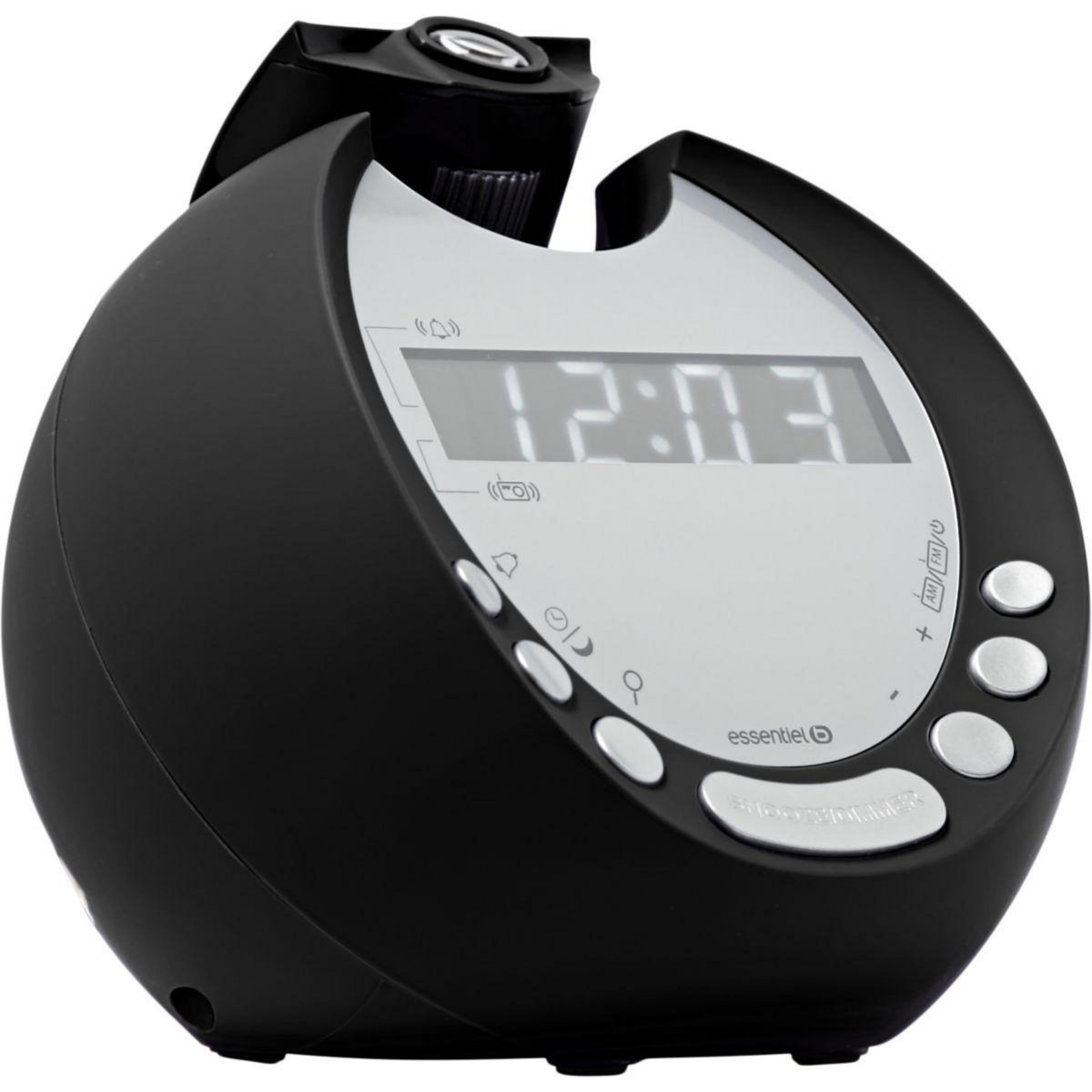 ESSENTIEL B Radio réveil RRVP-100 Noir