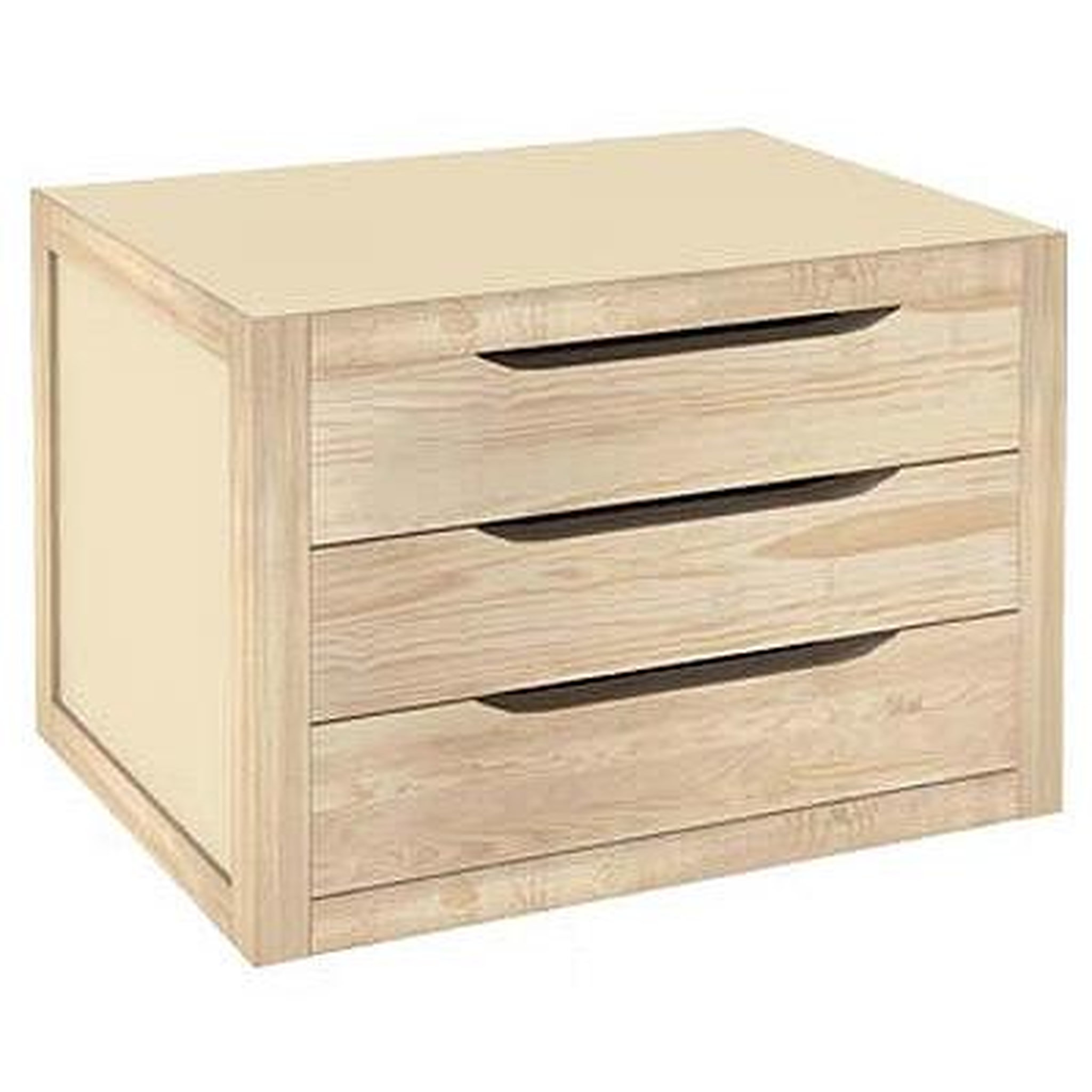 Astigarraga Bloc 3 tiroirs bois 29.5x38x30cm - BLNA30
