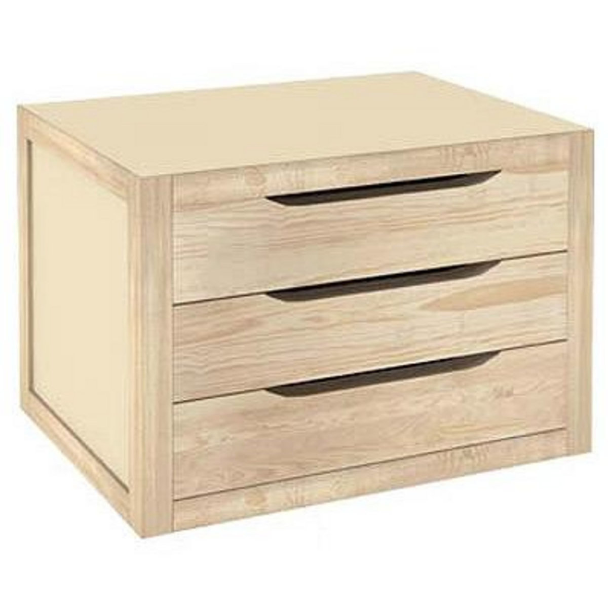 Astigarraga Bloc 3 tiroirs bois 29.5x38x30cm - blna30