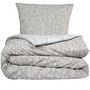 Voir la diapositive 4 : FUTURE HOME Parure de lit double feuillage en microfibre lavée