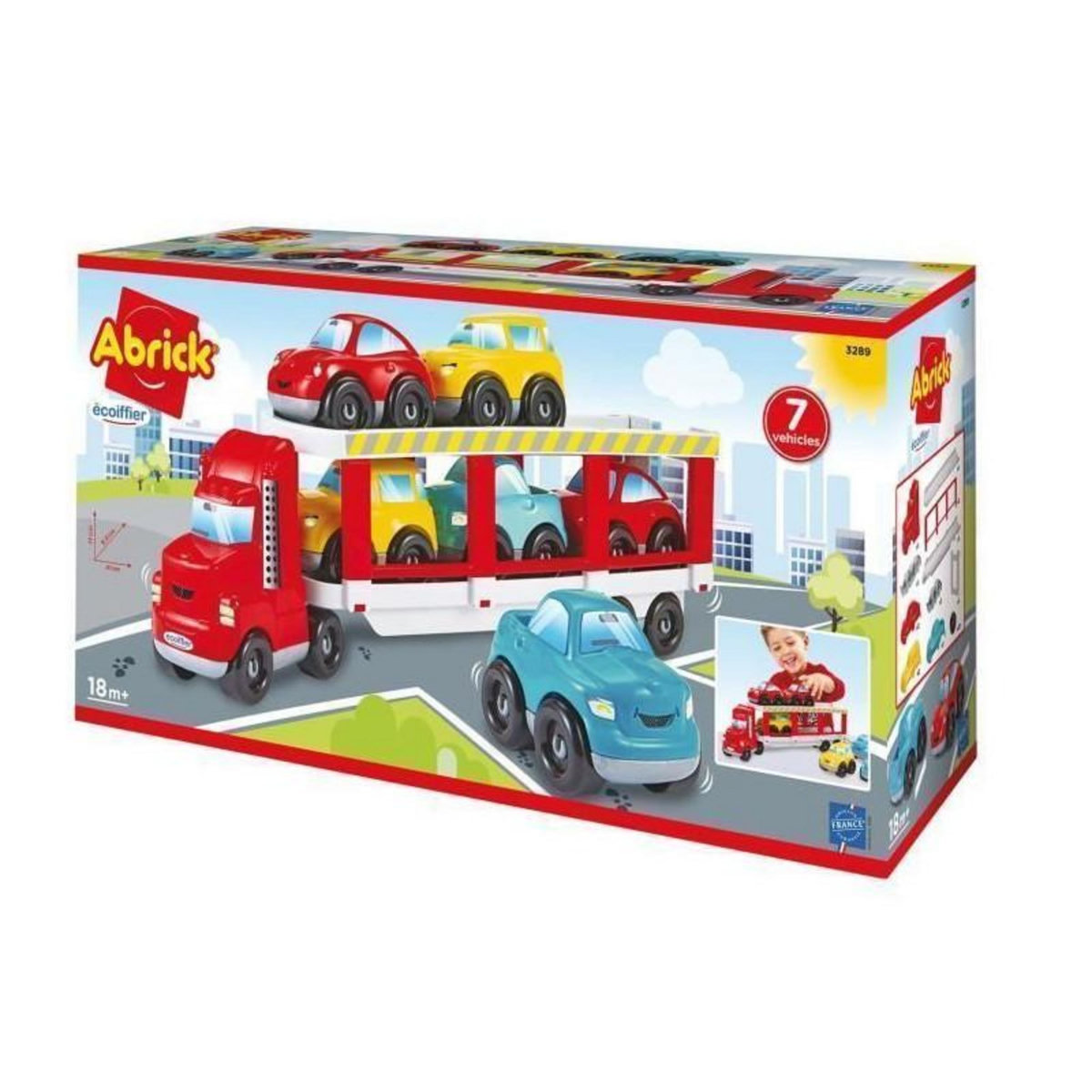 Ecoiffier ECOIFFIER - 3289 - Camion porte voitures - Abrick