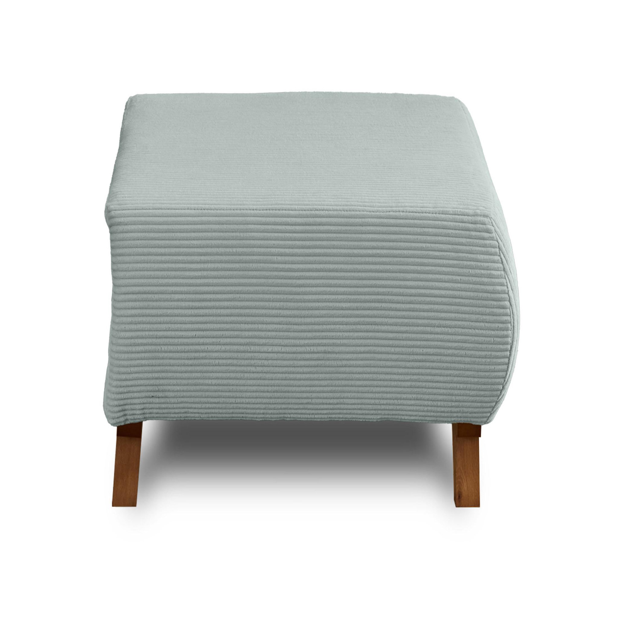 Voir la diapositive 1 : BEST MOBILIER Cristal - pouf modulable - 65 cm - en velours côtelé