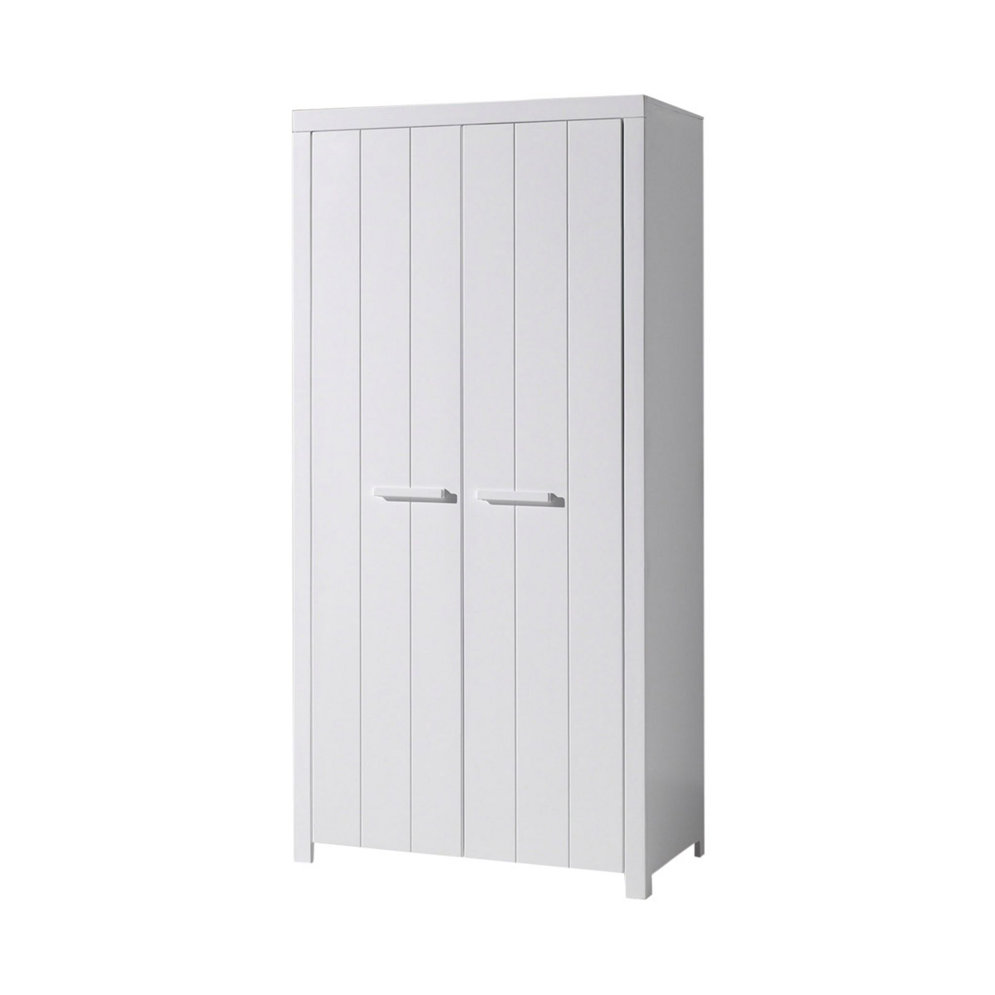 Vipack Armoire 2 portes Erik - Blanc