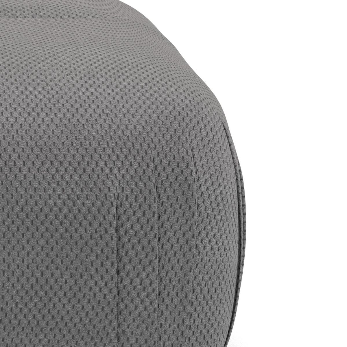 LISA DESIGN Penelope - pouf en velours texturé