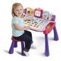 Voir la diapositive 3 : VTECH Bureau interactif 4 en 1 rose avec fonction écriture - Magi 