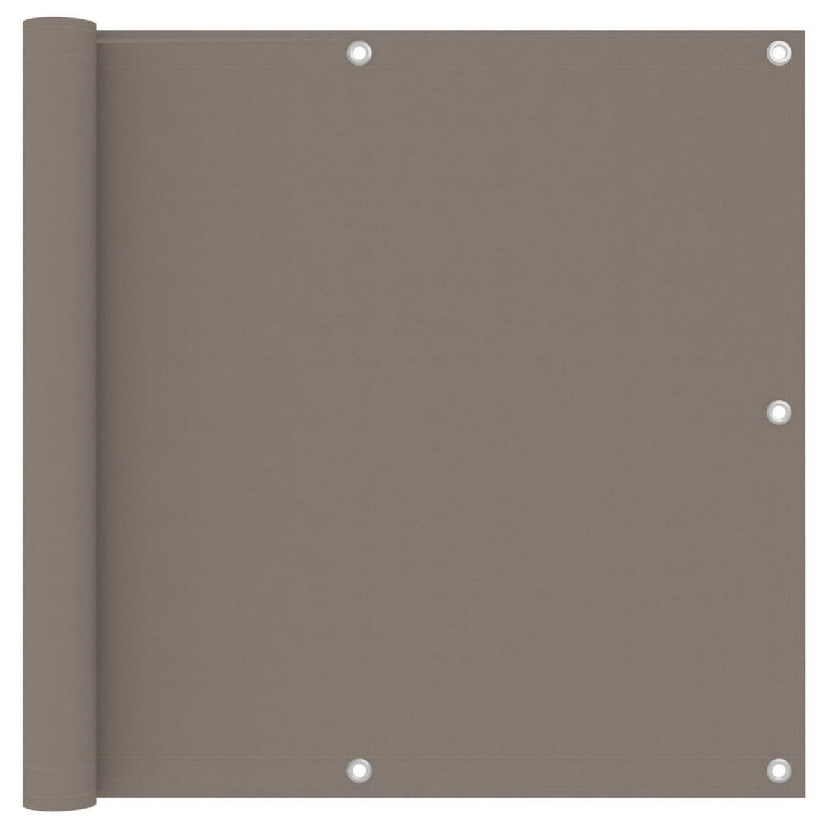 VIDAXL Ecran de balcon Taupe 90x600 cm Tissu Oxford
