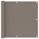 VIDAXL Ecran de balcon Taupe 90x600 cm Tissu Oxford