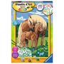 Voir la diapositive 2 : RAVENSBURGER Numéro d'art Peinture au numéro : Grand Format : Fiers chevaux