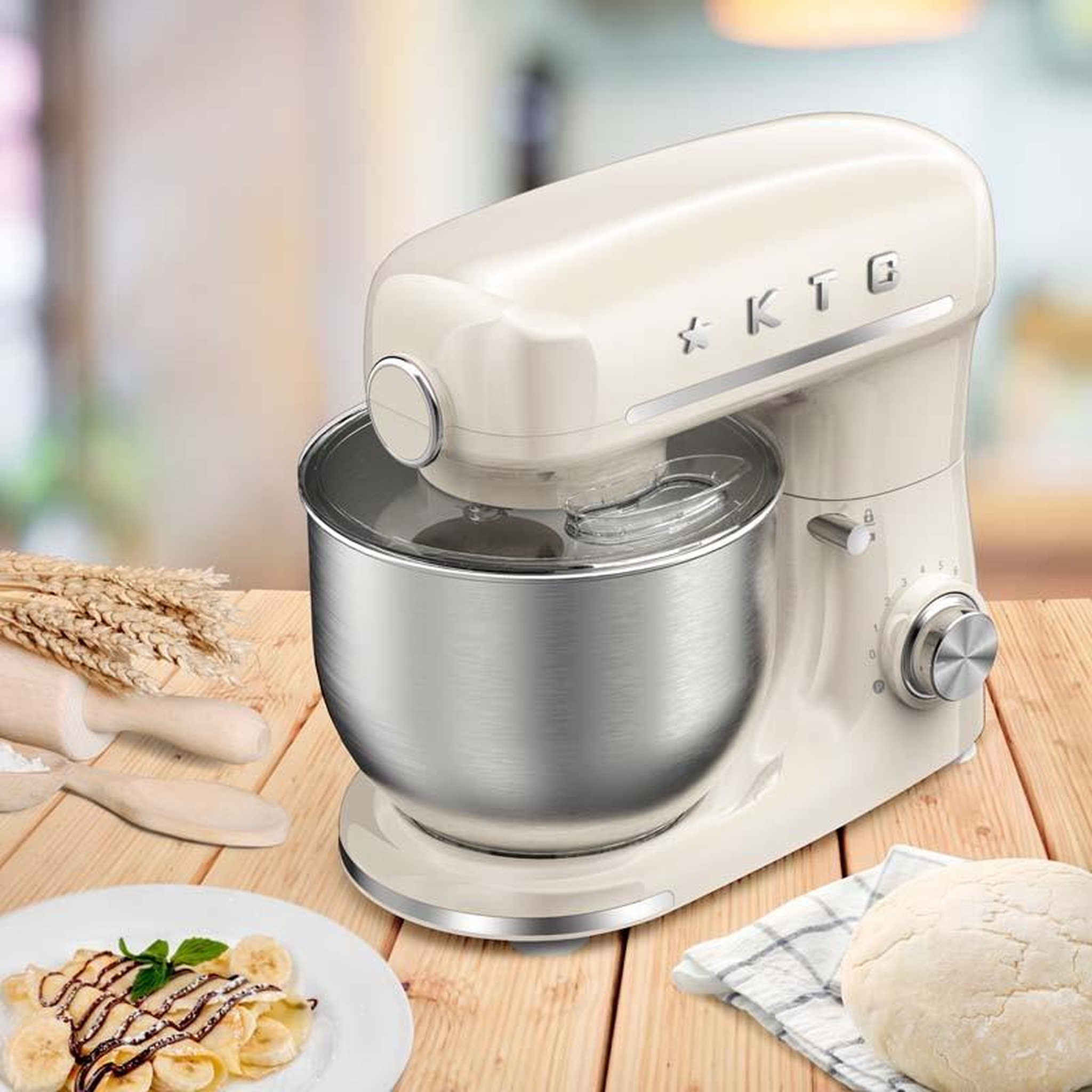 Voir la diapositive 4 : KITCHENCOOK Robot pétrin 5l inspiron cream kitchencook