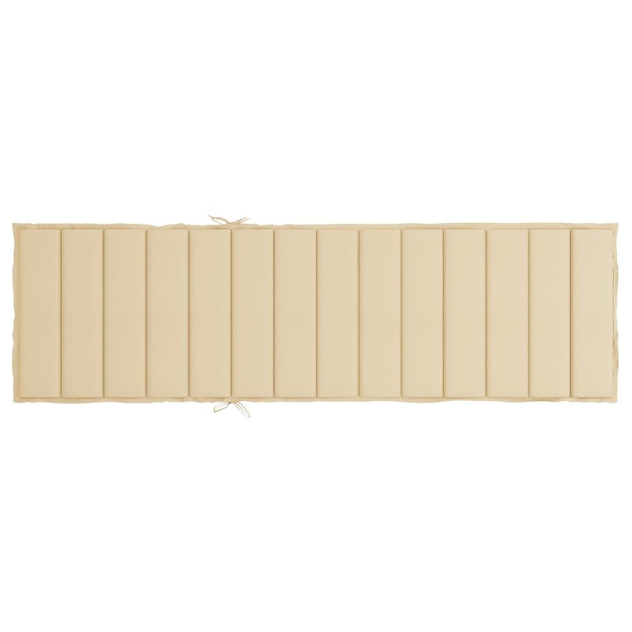 Voir la diapositive 5 : VIDAXL Coussin de chaise longue beige 200x60x3 cm tissu oxford