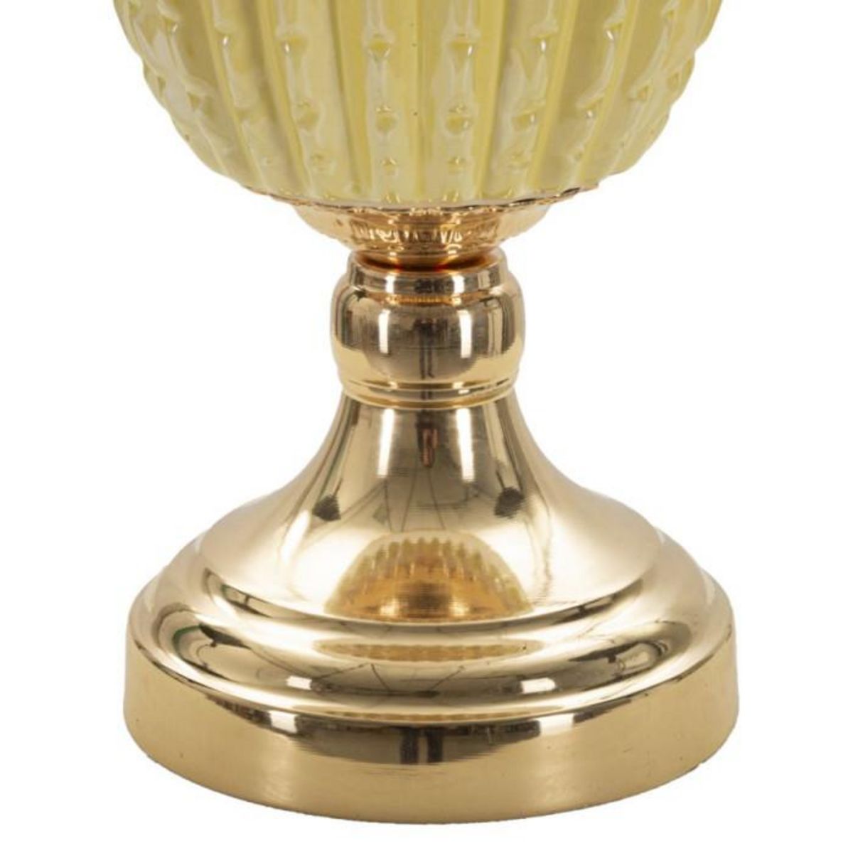 Paris Prix Lampe à Poser en Céramique  Harley  55cm Or & Beige