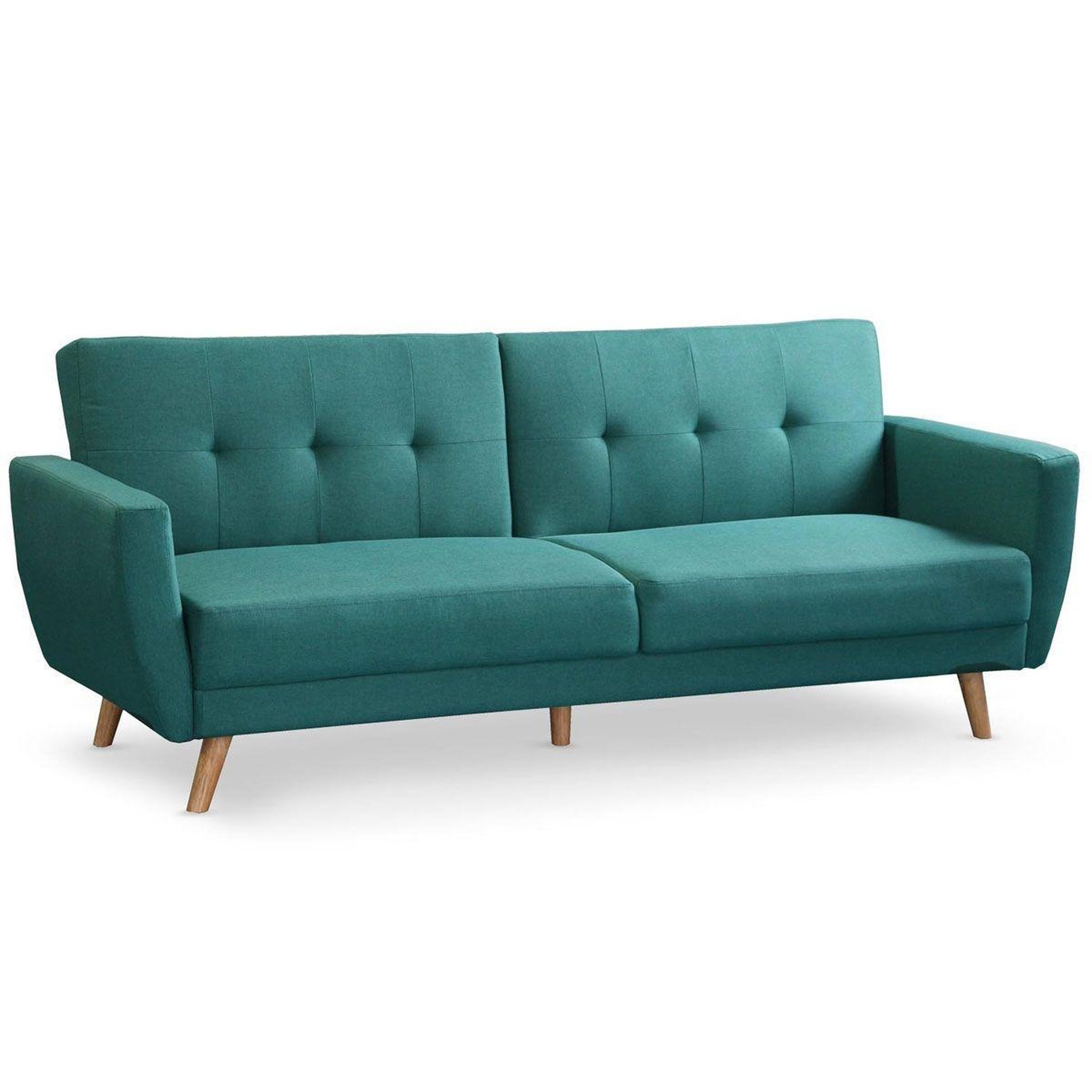 Paris Prix Canapé scandinave convertible  garry  220cm bleu vert