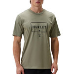 HURLEY T shirt  Homme Hurley Laguna. Coloris disponibles : Vert