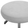 Voir la diapositive 5 : VIDAXL Chaise pivotante de bureau Gris clair Velours