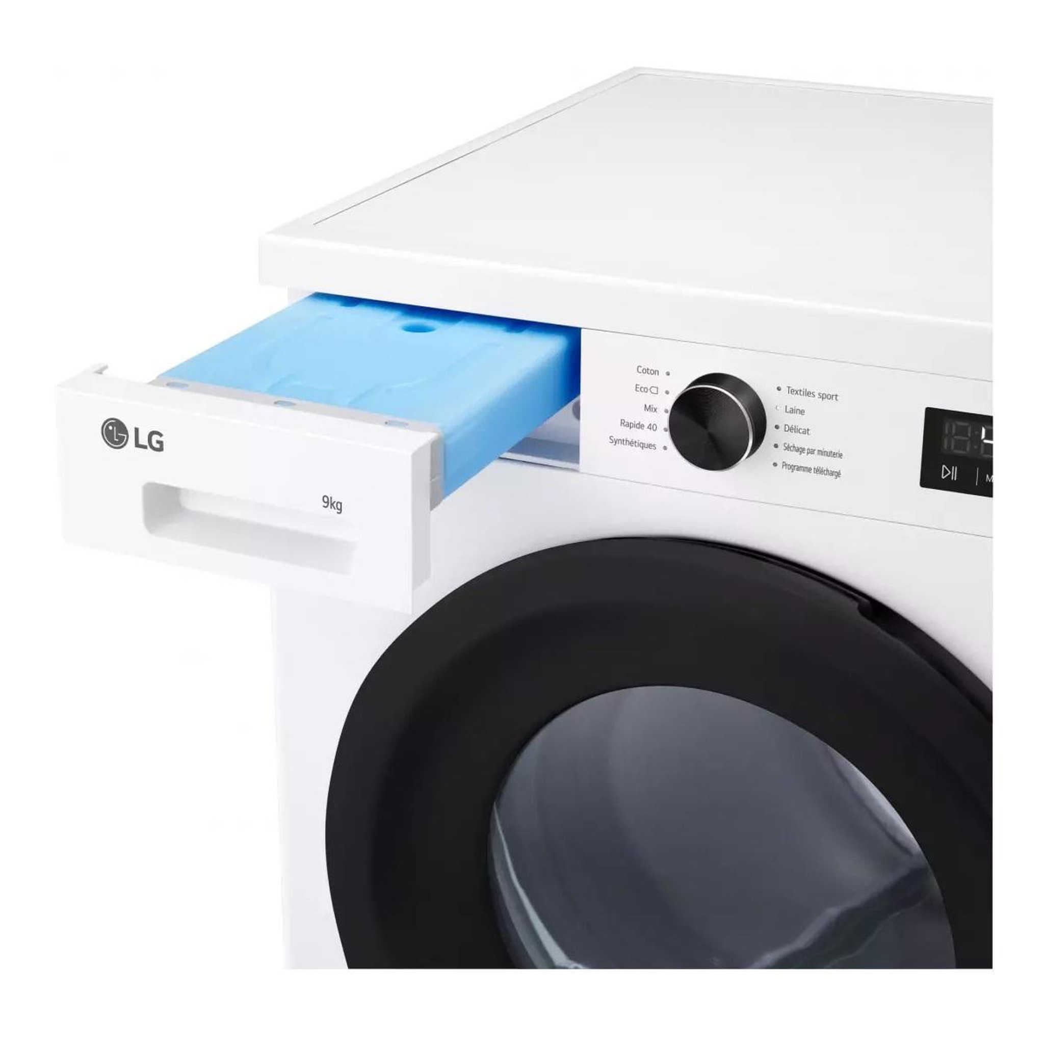 Voir la diapositive 6 : LG Sèche-linge pompe à chaleur 60cm 9kg blanc - rh9b15wh