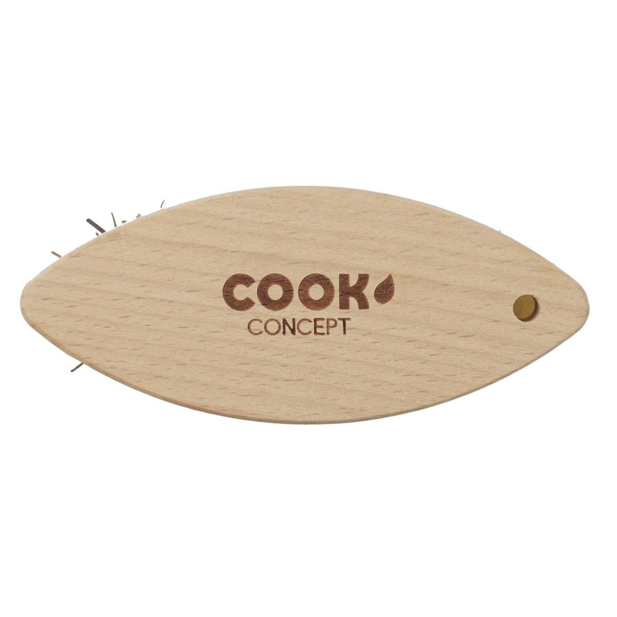 Voir la diapositive 3 : COOK CONCEPT Brosse à légumes en bois  cook  11cm marron