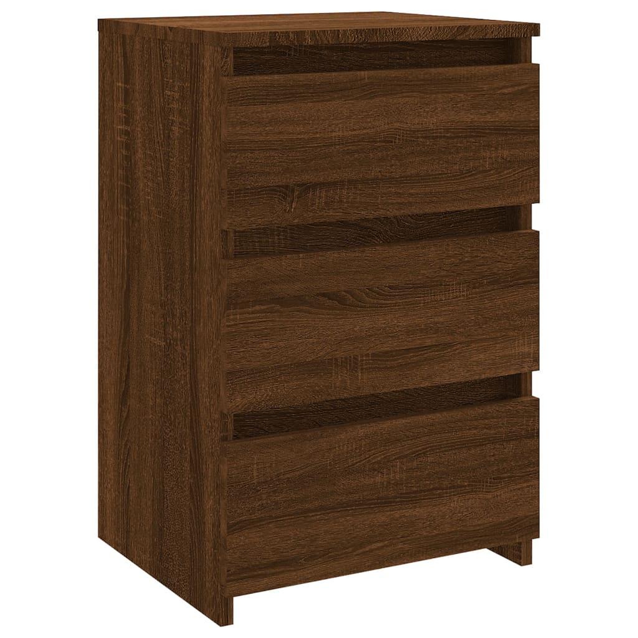 Voir la diapositive 2 : VIDAXL Table de chevet Chene marron 40x35x62,5 cm Bois d'ingenierie