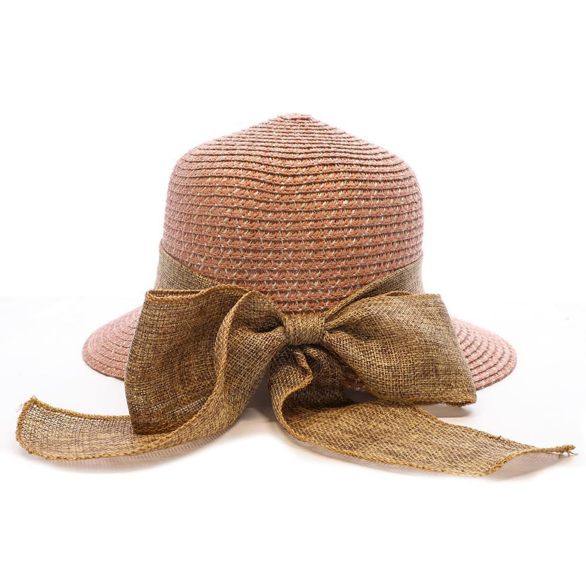 Voir la diapositive 5 : Vero Moda Chapeau de soleil en paille rose via lorenzo pan coupe ocean