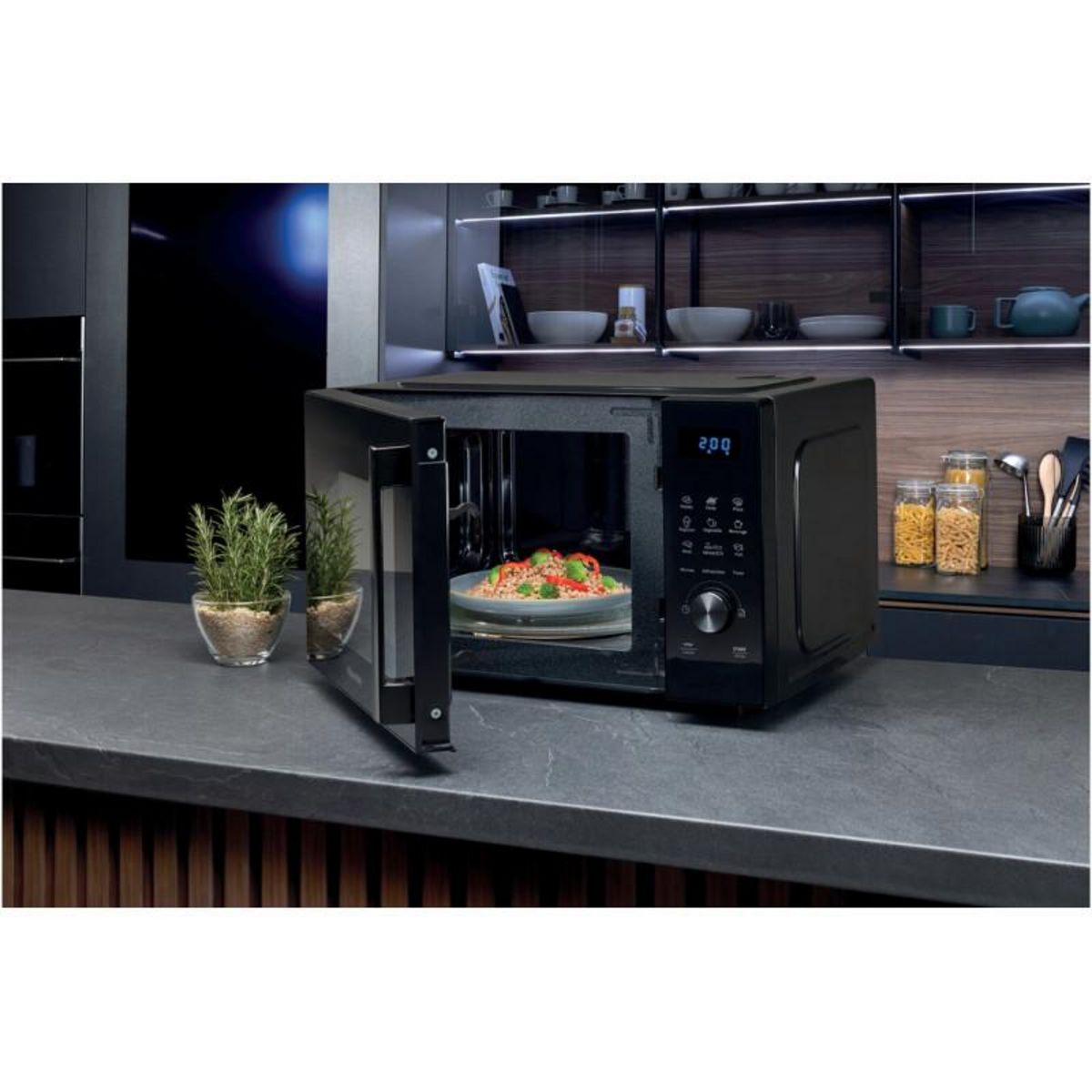 Hisense Micro-ondes solo 23l 800w noir - H23MOBSD1H