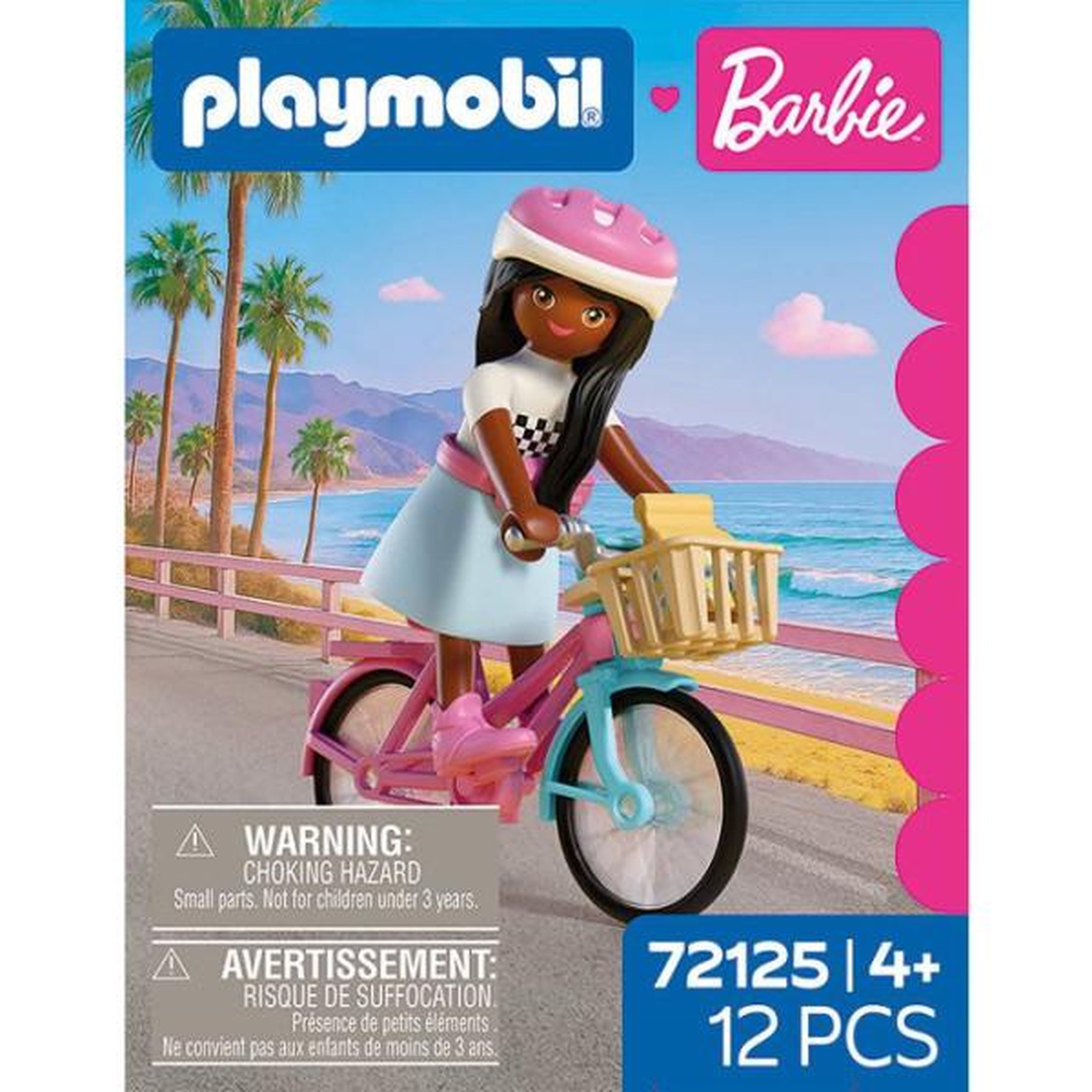 Voir la diapositive 4 : PLAYMOBIL PLAYMOBIL 72125 Barbie Brooklyn et son vélo, 12 pieces, Des 4 ans