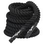 Voir la diapositive 2 : VIDAXL Corde de combat noir 15 m 11 kg polyester
