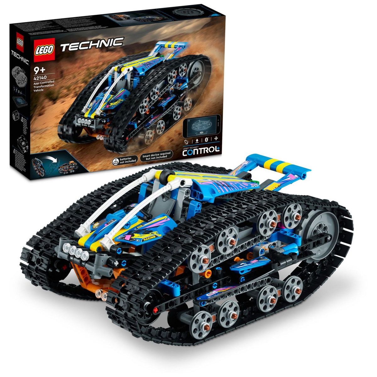 LEGO Technic 42140 - Le Véhicule Transformable Télécommandé, Voiture RC, Jouet Enfants 9 Ans
