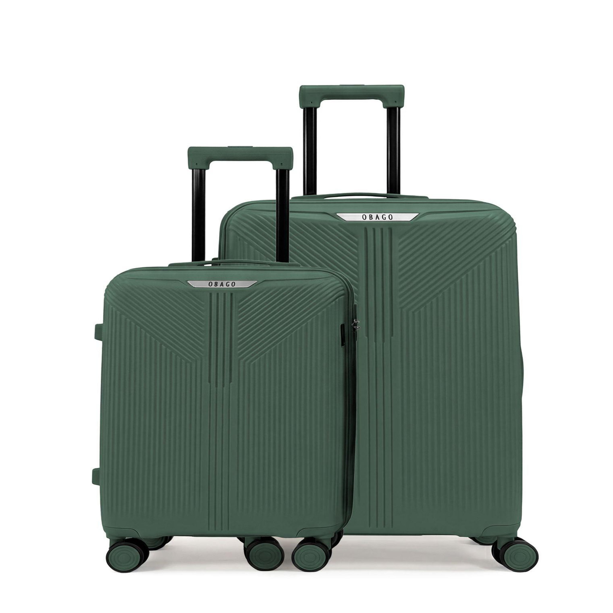 OBAGO Lot de 2 Valises Rigides Grand Format et Cabine ERIDAN