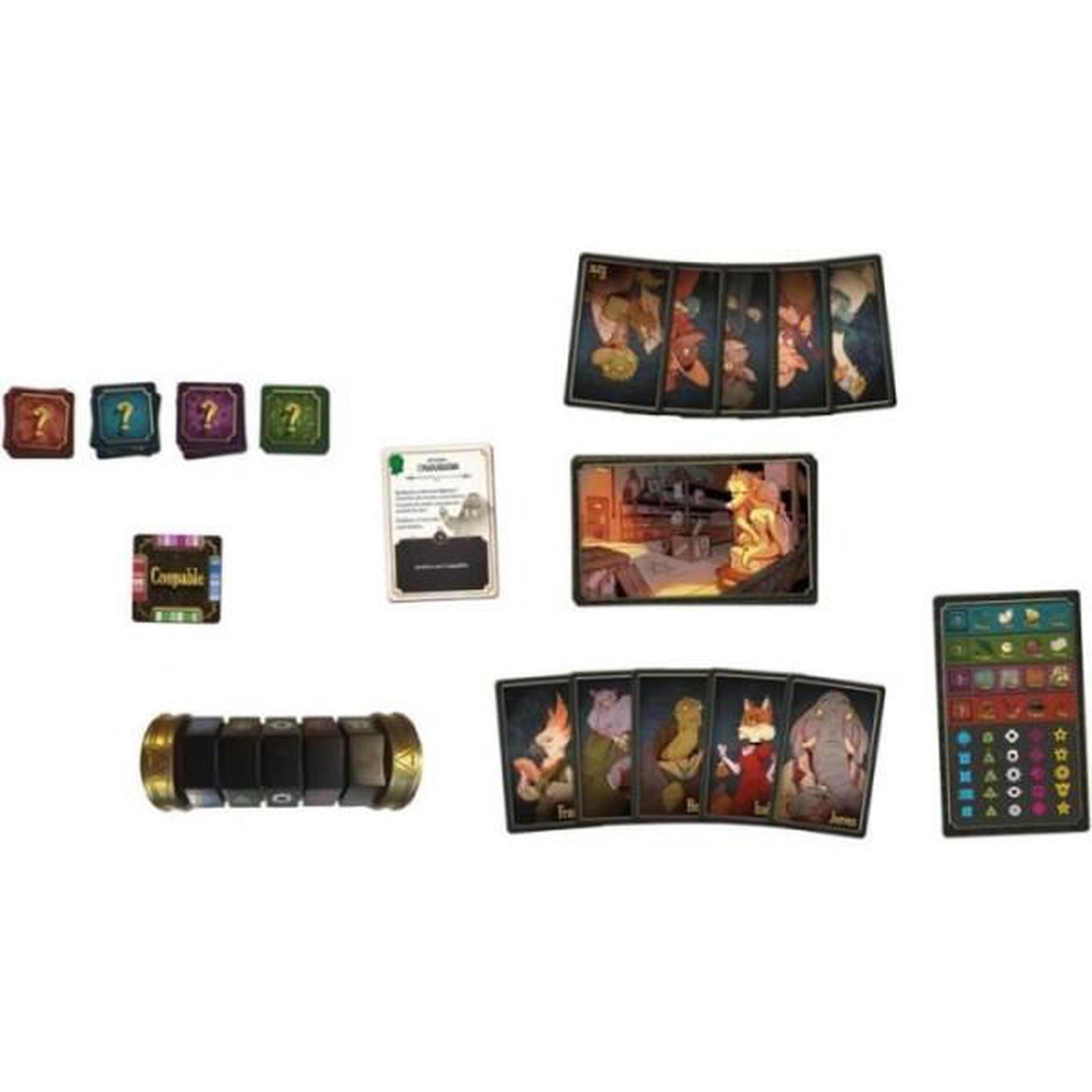 Voir la diapositive 2 : Asmodee Jeu d enquête Asmodee 5 Minutes Mystère