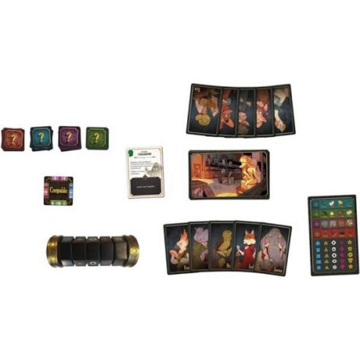 Asmodee Jeu d enquête Asmodee 5 Minutes Mystère