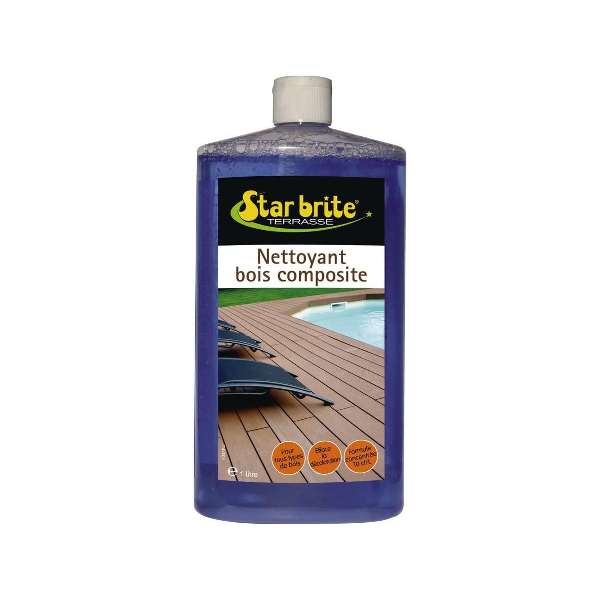 Habitat et Jardin Nettoyant terrasse concentré spécial Bois composite - 1 L