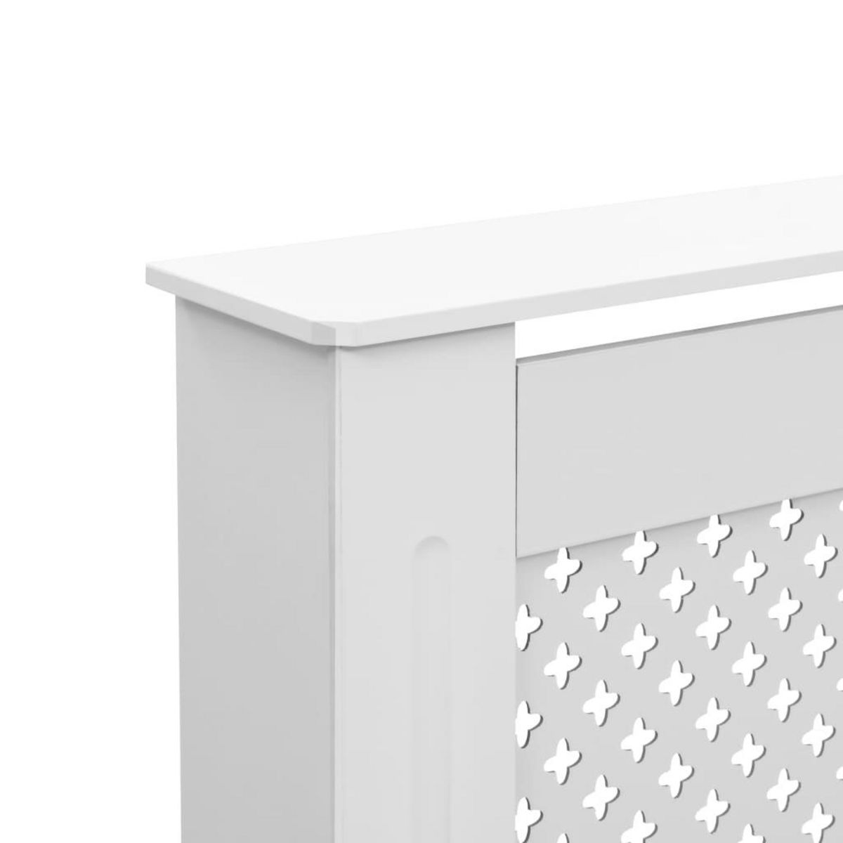 VIDAXL Cache-radiateur Blanc 172x19x81,5 cm MDF